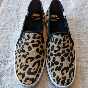 Brand New - Keds/Kate Spade Leopard Slip-ons